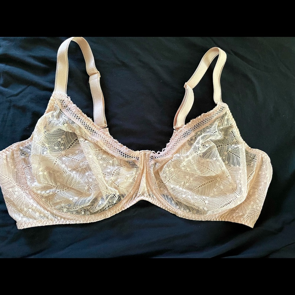 Perele Unlined lace underwire bra 42 E/DD